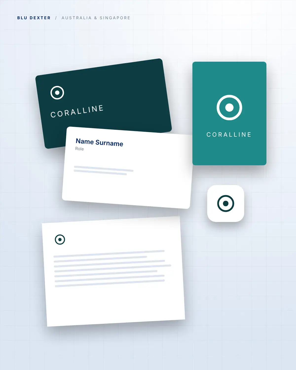 Step 4, Identity: Brand identity on cards, signage and letterhead