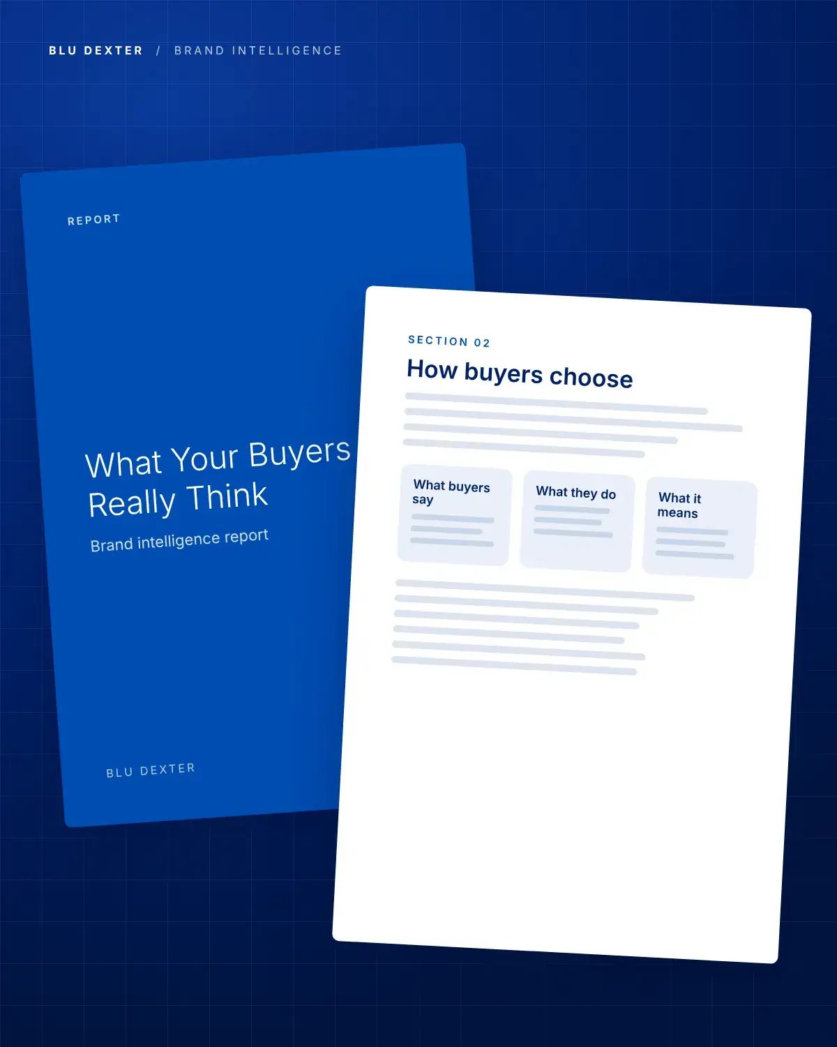 Step 4, Report: Brand intelligence report