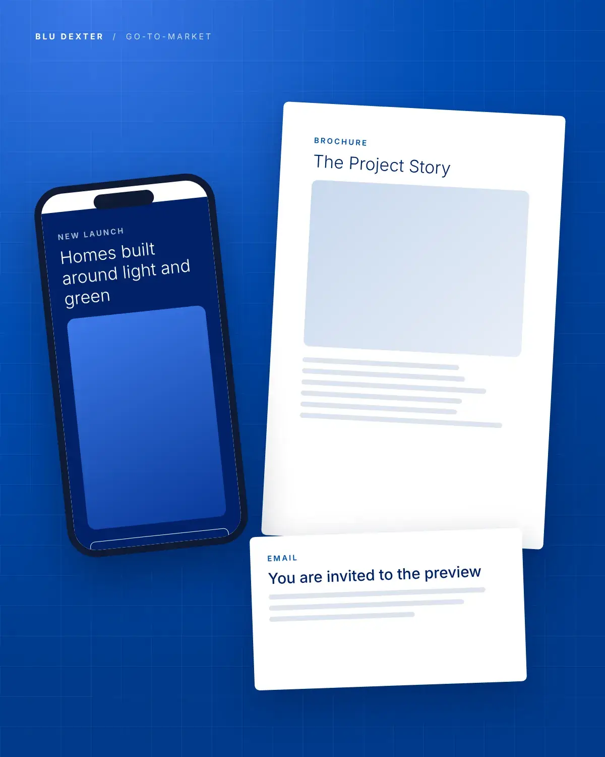 Step 2, Assets: Launch assets: mobile ad, brochure and email