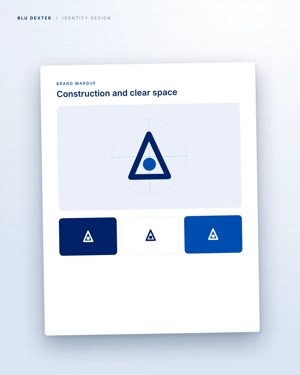 Step 1, Marque: Logo construction sheet