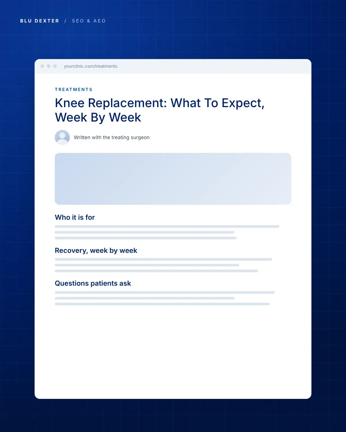 Step 2, Content: Treatment page written with the treating doctor