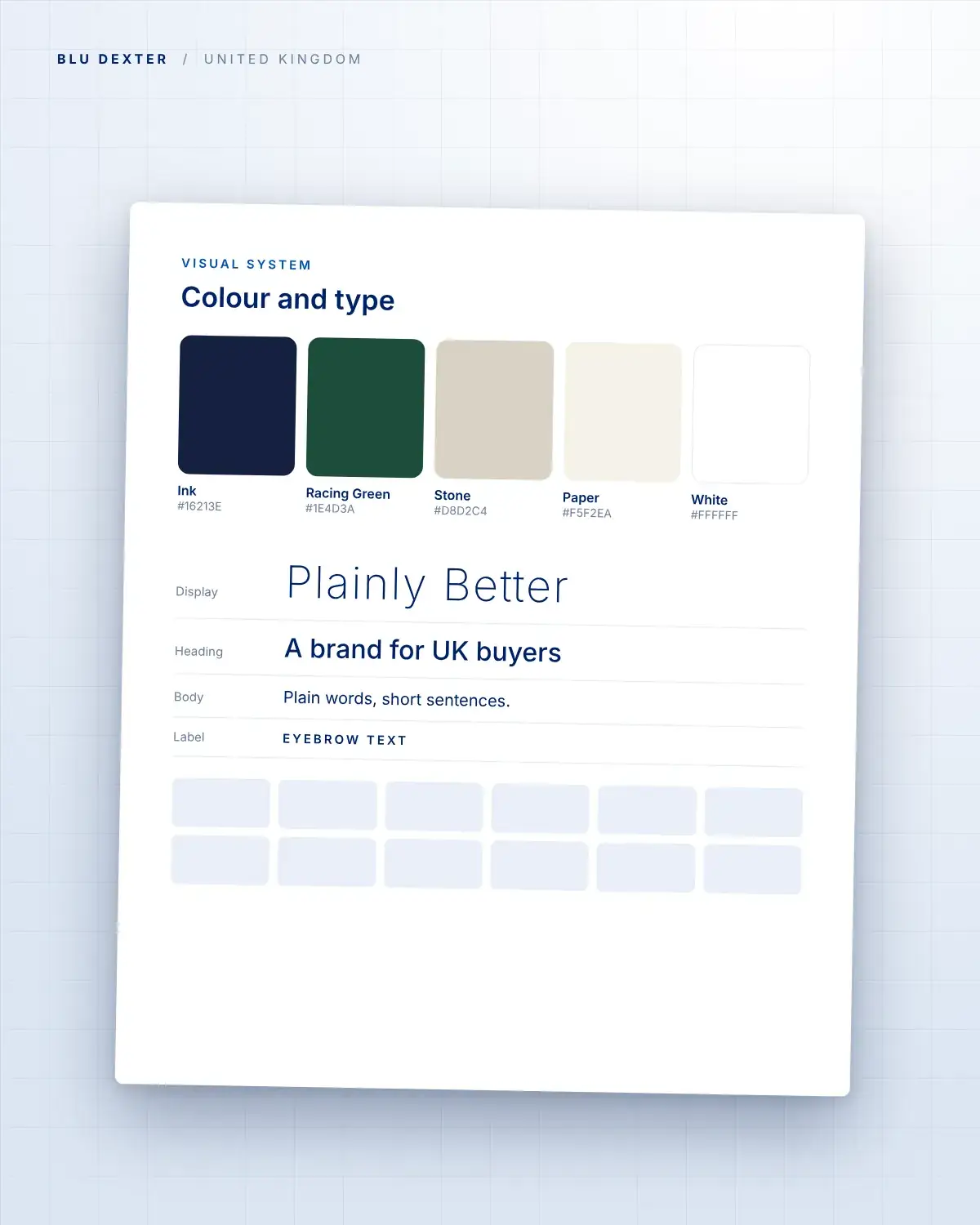 Step 4, Identity: Colour and type system