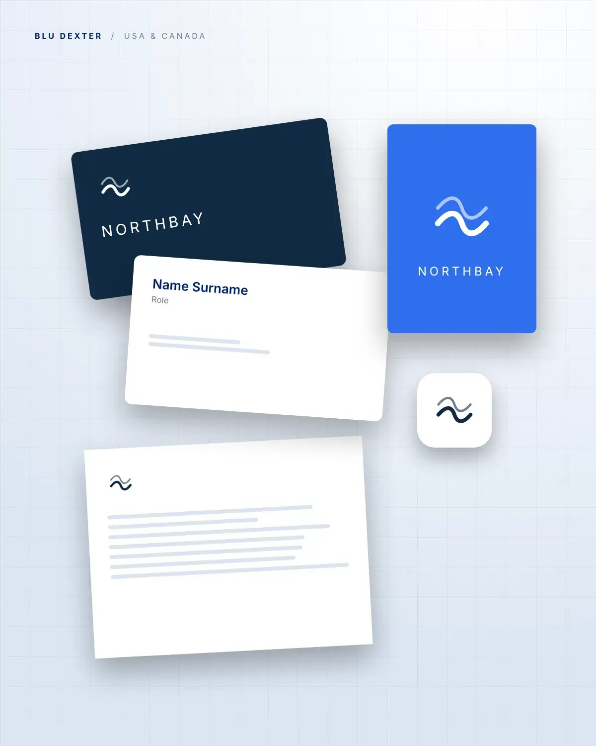 Step 4, Identity: Brand identity on cards, signage and letterhead